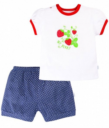 Комплект(шорты с манжет.+футболка с фонариком) 