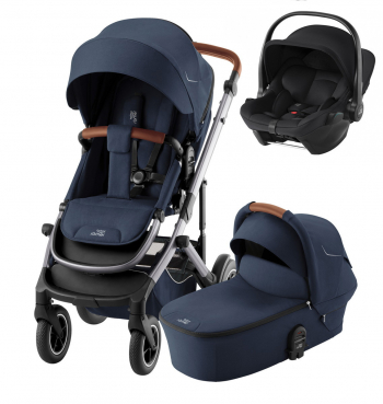 Коляска 3 в 1 Britax Römer Smile 5Z (автокресло BS PRO) — Night Blue/Space Black