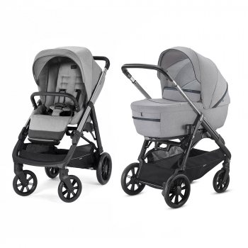Коляска 2 в 1 Inglesina Aptica System Duo — Silk Grey/Black
