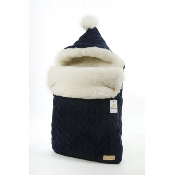 Конверт меховой Ma Licorne Mouton — Indigo (темно синий)