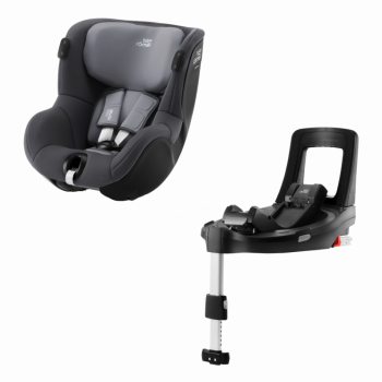Автокресло Britax Römer DUALFIX iSENSE + база FLEX BASE iSENSE — Midnight Grey