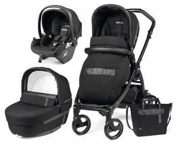 Коляска 3 в 1 Peg Perego Book Rock Elite Lounge Modular — Black