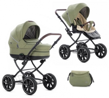 Коляска 2 в 1 Noordi Fjordi Classic Melange — Olive Melange 896/1/B