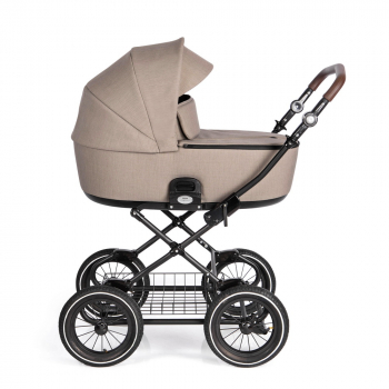 Коляска для новорожденных Roan Bass Next Classic, d12 — Beige