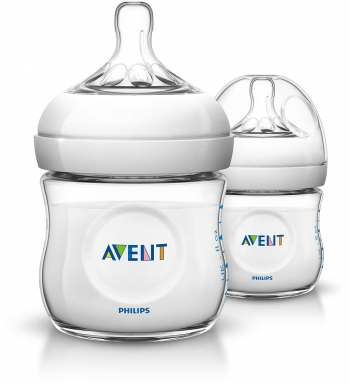 Бутылочка Avent Natural PP, 125 мл, сил. соска, 0+, 2 шт. арт. 86485