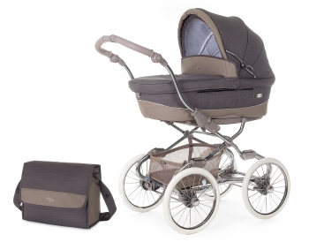 Коляска для новорожденных Bebecar Stylo Class — CRT-645+сумка