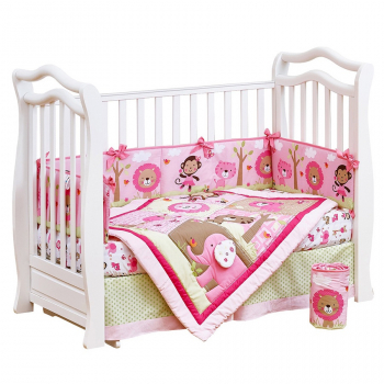 Постель 7 пр. Giovanni 120*60 — Pink Zoo