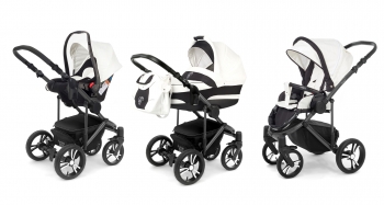 Коляска 3 в 1 Esspero Magic Pro (шасси Graphite) — White