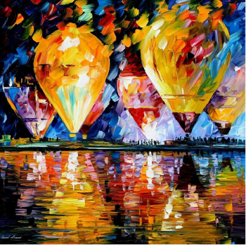 Картина по номерам ТМ Цветной 40х50 на подрамнике, арт. MG — MG1012 Воздухоплавание