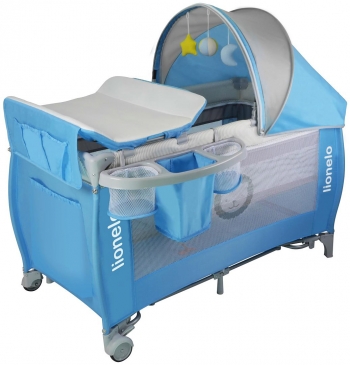 Детский шезлонг Lionelo Sven Plus — blue