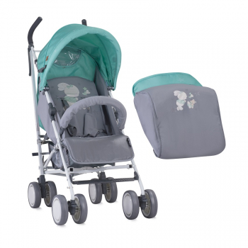 Коляска-трость LORELLI Fiesta — Серо-зеленый/ Grey&Green Bunnies 1837