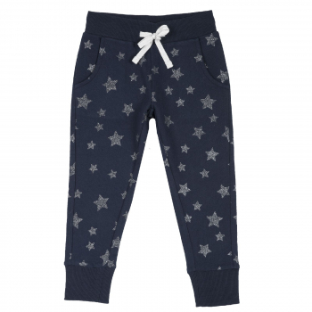 Спортивные брюки Chicco, принт звёзды, цвет синий