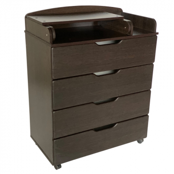 Пеленальный комод Антел Ульяна (8) МДФ 800/4 — Венге