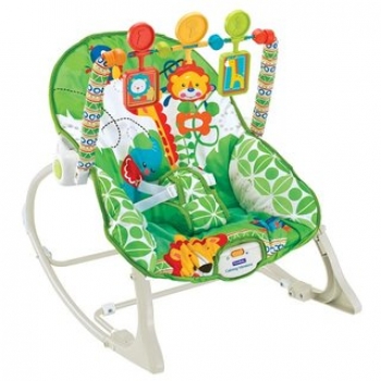 Детское кресло-качалка с игрушками и вибрацией Fitch Baby Infant-To-Toddler Rocker — 8616