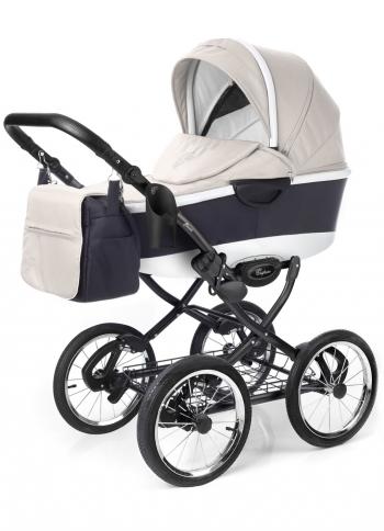 Коляска для новорожденных Esspero Classic Alu (шасси Black) — Beige