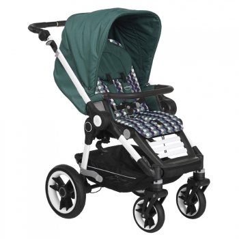 Прогулочная коляска Teutonia BeYou V4 Elite (шасси Pearl) — 6130-6180 Jade-Hive