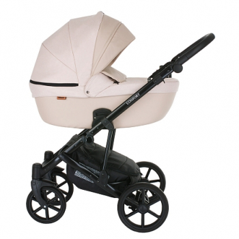Коляска 2 в 1 PITUSO CONFORT — Св.бежевый +Кожа Св.бежевый/Plus
