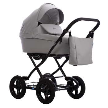 Коляска 2в1 AroTeam TERAMO PRIMA — серая кожа