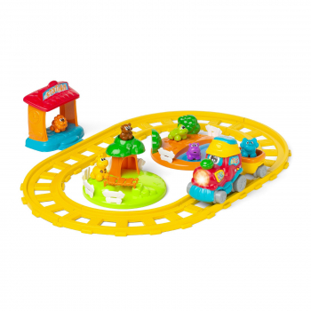 Игровой набор Chicco Adventure Train (рус/англ) 12м+