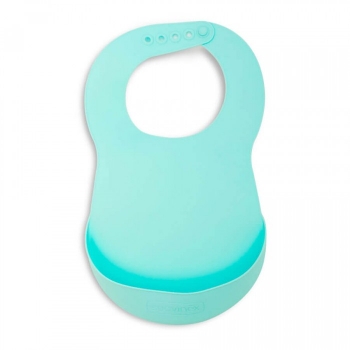 Нагрудник-слюнявчик Suavinex BOOO (от 4мес) — зеленый