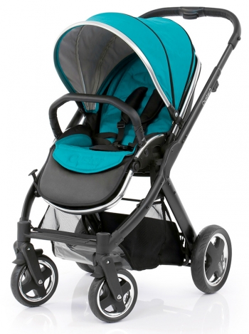 Прогулочная коляска Oyster 2 + Colour Pack (шасси Black) — Deep Topaz
