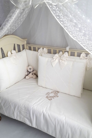 Комплект постельного белья Eco Line Нежная Зефирка (11 предметов) — Бежевый