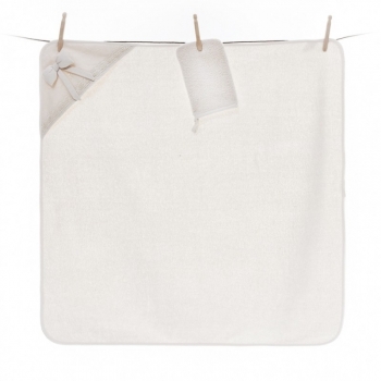 Полотенце-уголок Fiorellino Premium Baby 90x90 см — Кремовый