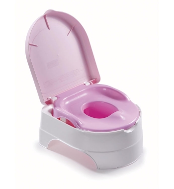 Горшок + стульчик-подножка Summer Infant (2 в 1) — Розовый