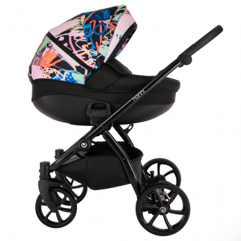 Коляска 3 в 1 Tutis Nanni (2024) — Black Painting