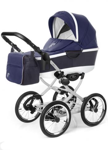 Коляска для новорожденных Esspero Classic Alu (шасси Grey) — Navy