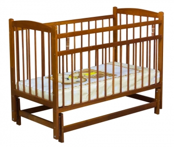 Детская кроватка Farfello КД 1200 МП — орех