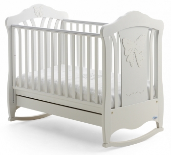 Детская кроватка-качалка Baby Italia Mimi — Белый (Bianco)