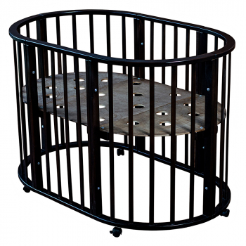 Детская кроватка Мой Малыш Николь 6 в 1 — Темный