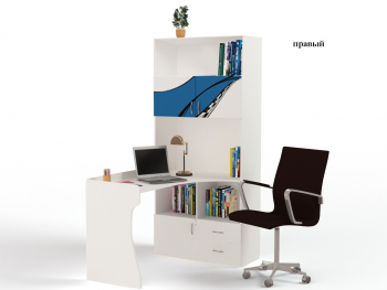 Стол-стеллаж ABC-KING La-Man — правый (синий)