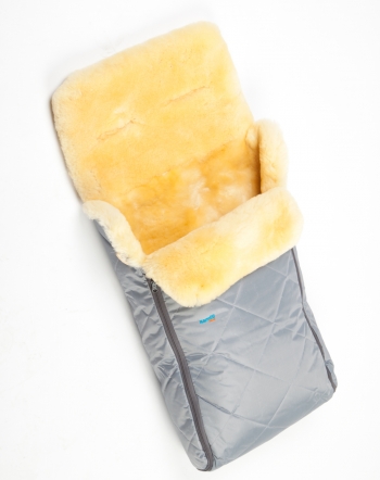 Детский меховой конверт Ramili Verno — Grigio Chiaro