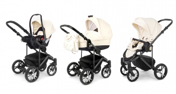 Коляска 3 в 1 Esspero Magic Pro (шасси Graphite) — Cream