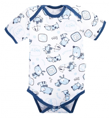 Комбинезон\Боди корот. рукав Веселый малыш 