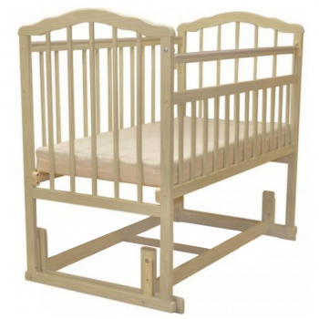 Детская кроватка МАССИВ Гном 5 (маятник) — натуральный
