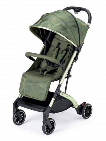 Прогулочная коляска Cam Compass 2.0 — 201 зелёный жаккард