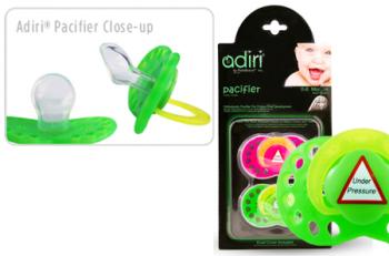 Пустышка Adiri Logo Pacifiers (2 шт), размер 1, 0-6 мес. — blue and green