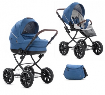 Коляска 2 в 1 Noordi Fjordi Classic Melange — Navy Melange 891/1/B