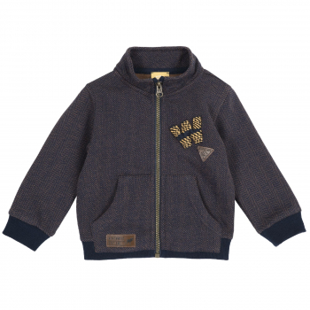 Толстовка Chicco, принт Northwest, для мальчиков, цвет тёмно-синий (ошибка)