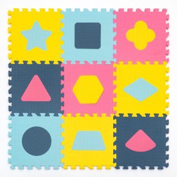 Коврик-пазл 12" с фигурами - NT Funkids "Геометрия" — 08R