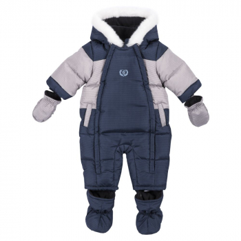 Комбинезон утепленный Chicco с пуховым наполнителем, цвет тёмно-синий (ошибка)