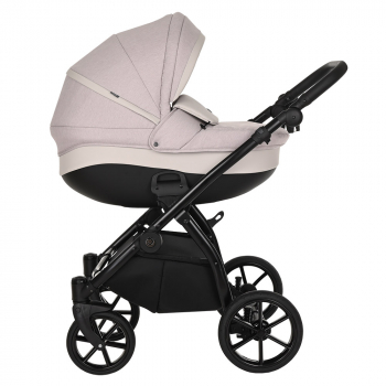 Коляска 3 в 1 Tutis Nanni (2022) — Капучино+Кожа Св.Беж