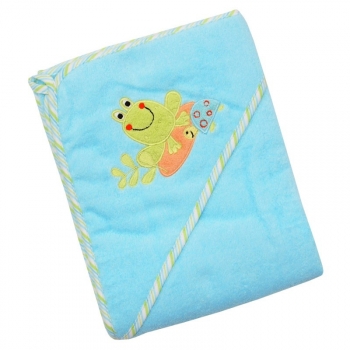 Полотенце Baby Mix (100*100см) — Frog (голубое)