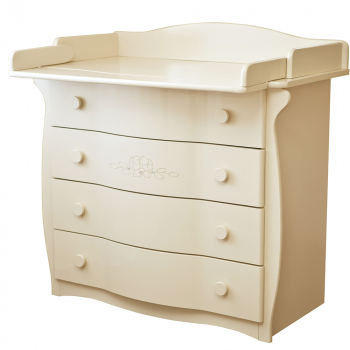 Пеленальный комод Красная звезда (Можга) С 265 — Слоновая кость