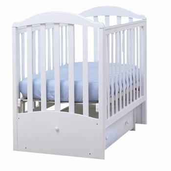 Детская кроватка Кубаньлесстрой Лютик АБ 15.2 — . Белый