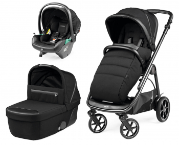 Коляска 3 в 1 Peg Perego Veloce Lounge Modular Special Edition — Licorice