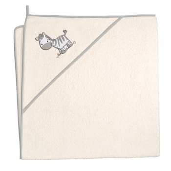 Полотенце-уголок Ceba Baby 100x100 см — W-815-002-110 Zebra beige